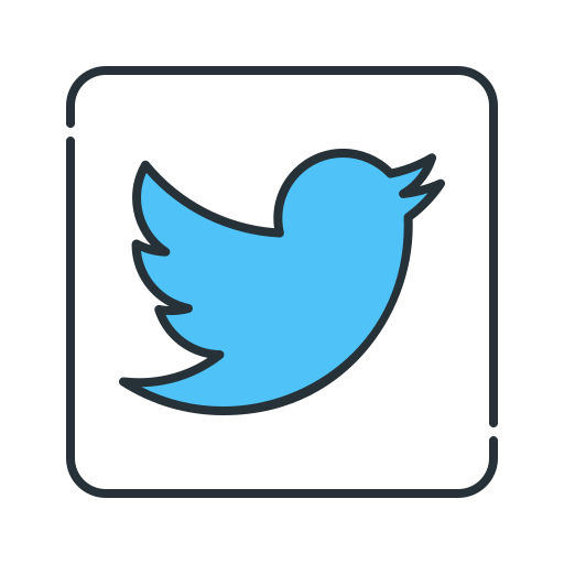 Social media, tweet, twitter icon
